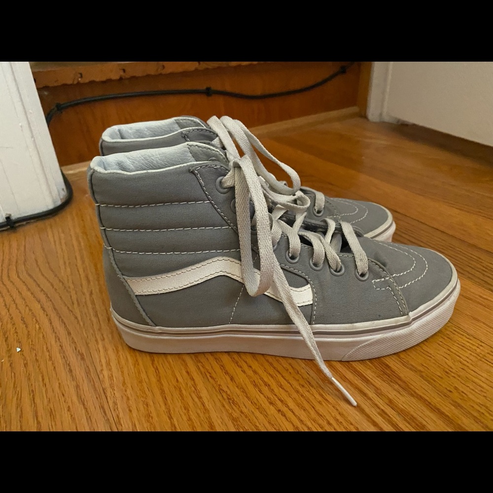Grey Size 7 Women’s High Top Vans
